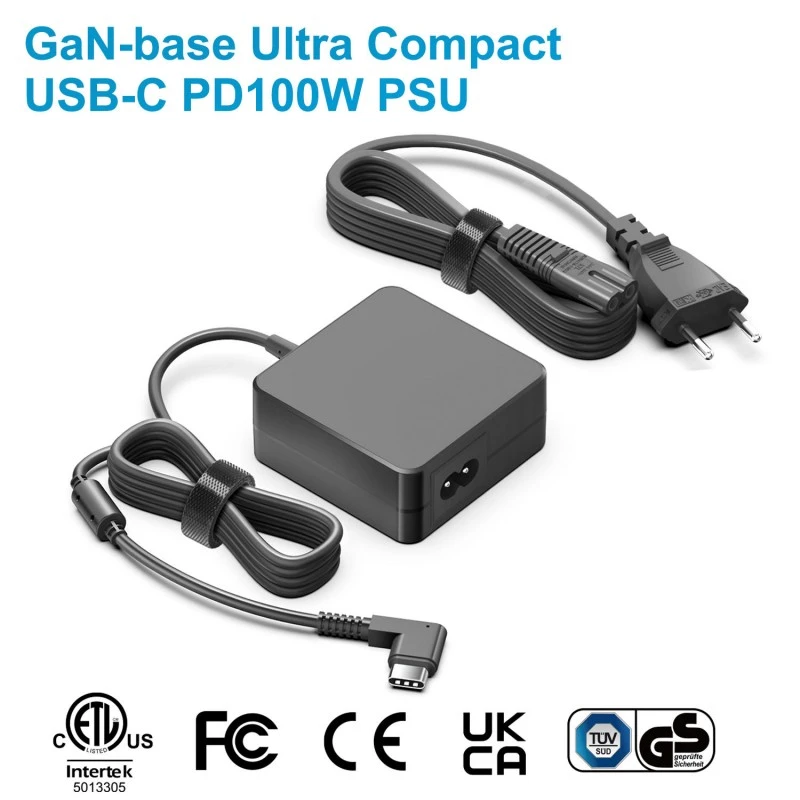 100 W-os GaN Square PD USB-C tápadapter