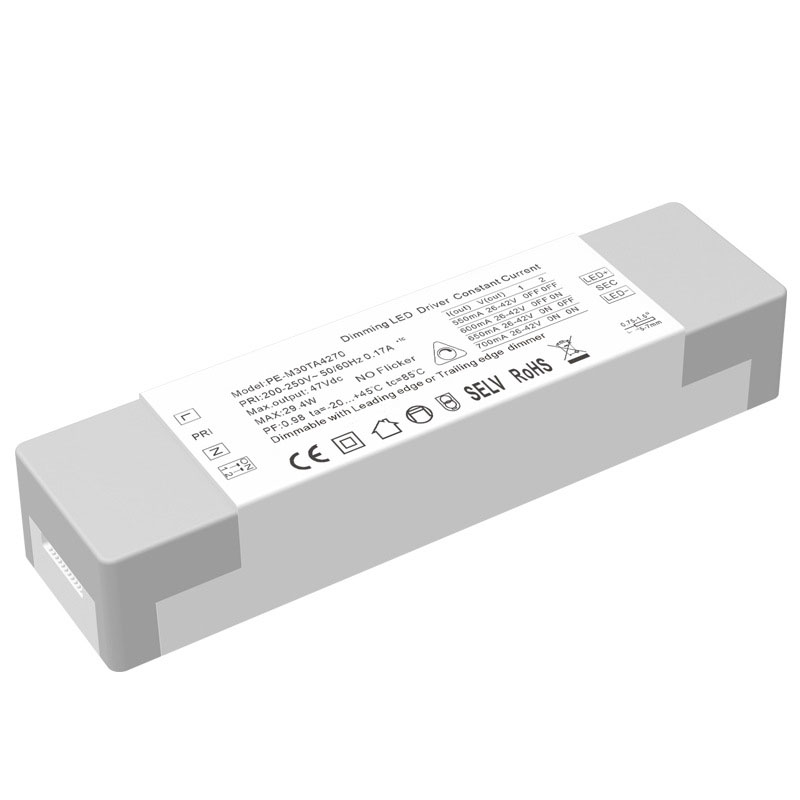 30 W-os állandó áramú Triac szabályozható LED meghajtó