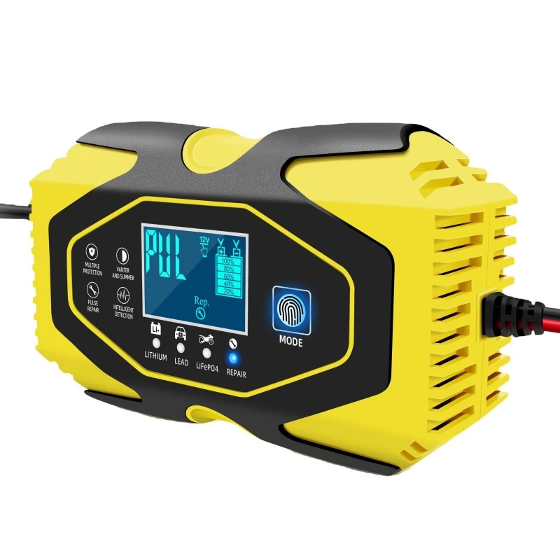 12V 24V motorkerékpár autó akkumulátor töltő