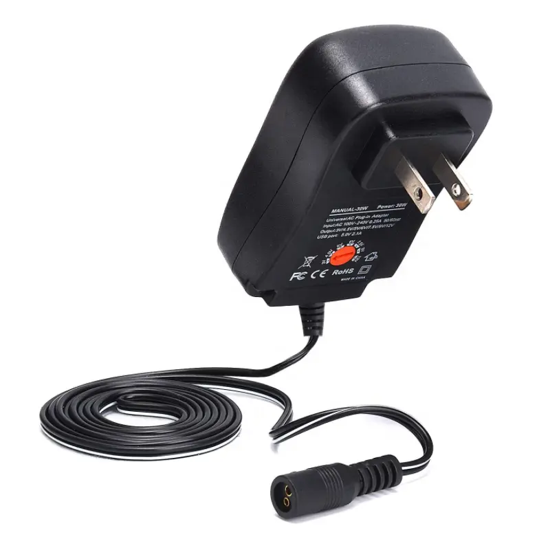12 W-os állítható fali hálózati adapter