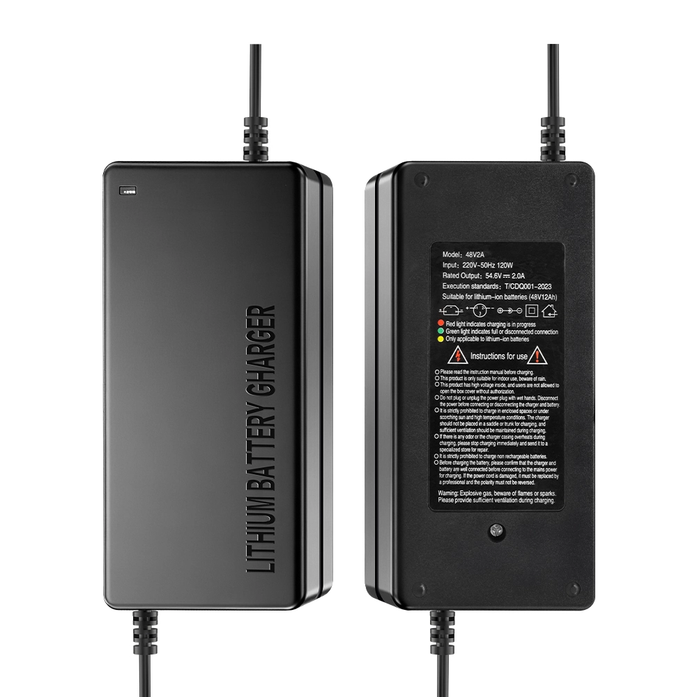 48V 120W lítium akkumulátor töltő