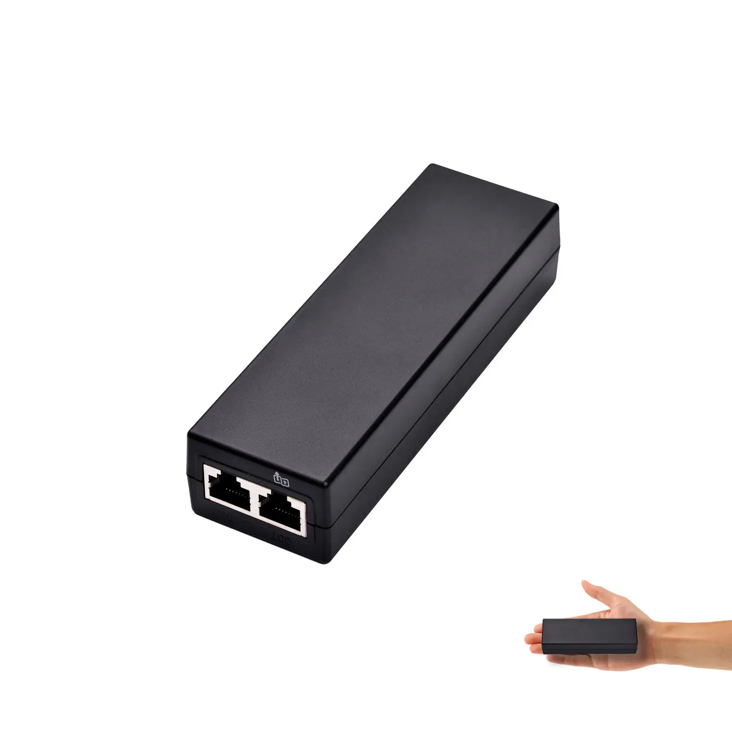 802.3afat 48V 30W 1000Mbps Gigabit Ethernet PoE befecskendező