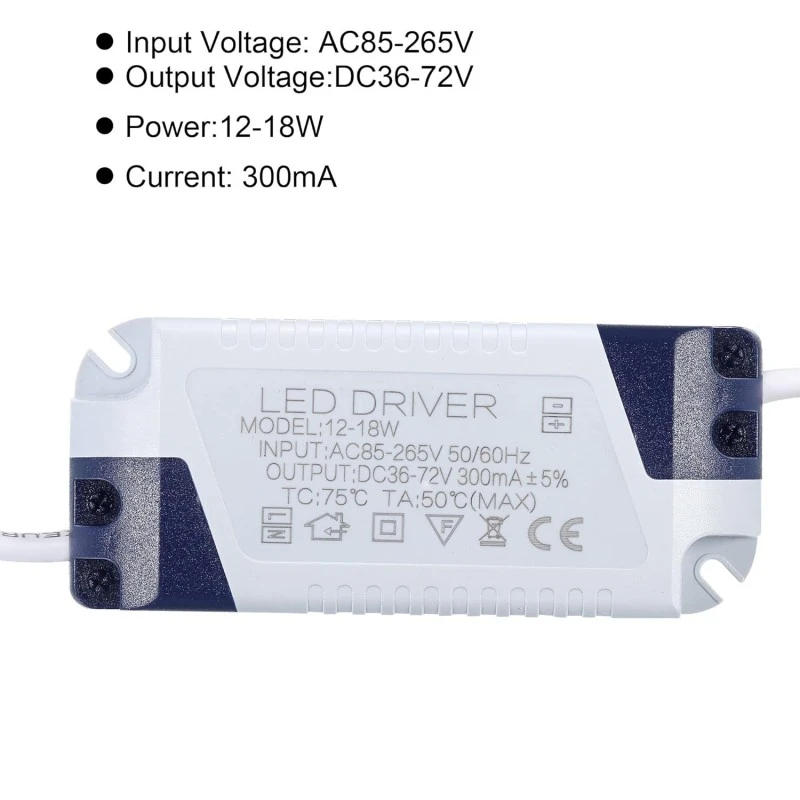 12-18W 300mA Constant Current LED Driver